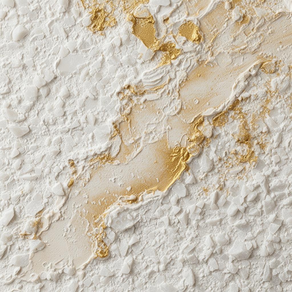 AI Generated Brutalist Marmorino Gold Vein Texture